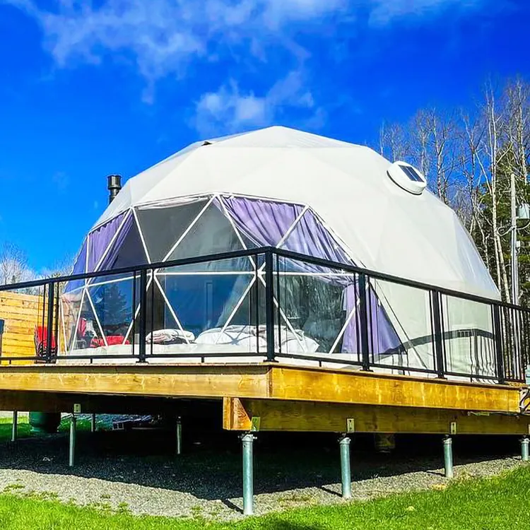 Tente de luxe à cadre solide de 6m, tente de Camping, Safari, pour le tourisme