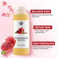 Huile de pépins de grenade à prix d'usine pour les soins de la peau, du corps et des cheveux, huile de support 100% pure pressée à froid, huiles essentielles en marque blanche