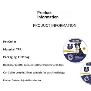 Collar Antipulgas y Garrapatas para Perros y Gatos, Ajustable, Resistente al Agua, para Uso Transfronterizo - Product Image 2