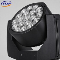 Projecteur LED DMX512 15W à tête mobile Spot Beam Wash pour spectacle en direct, tournée, événement
