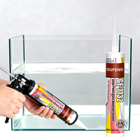 Mastic silicone liquide blanc monocomposant, sûr pour aquariums, pour usage de construction, pâte lisse pour grands panneaux de verre, prix de gros