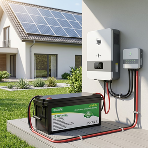 แบตเตอรี่ GORHEN 12.8V 200Ah LiFePO4 พร้อมระบบ BMS ในตัว สำหรับระบบพลังงานแสงอาทิตย์ รถบ้าน เรือยอชท์ และระบบไฟฟ้านอกกริด - Product Image 5
