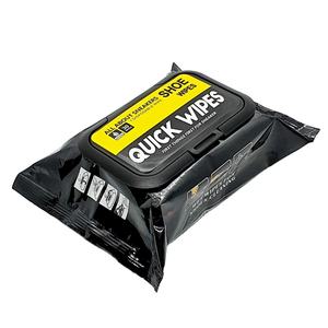 Taşınabilir tek kullanımlık ıslak ayakkabılar temizlik mendilleri Sneakers hızlı ayakkabı için temizlik mendilleri kokusuz veya kokusuz PET tipi - Product Image 1