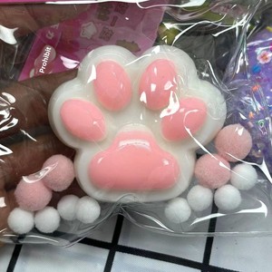 H34 7cm Hottest Trending DIY Taba Squishy Kit Silicone Cat Paw <b>Mochi</b> Squishies High Transparent Jelly Stress Ball Fidget <b>Toy</b> - Product Image 5