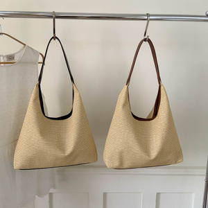 Sac à main seau de mode transfrontalière de grande capacité pour femmes haut de gamme nouveau sac fourre-tout à fermeture éclair pour les trajets quotidiens avec doublure en polyester - Product Image 4