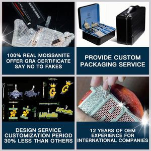 Joyería fina 14K Moissanite Anillos de compromiso minimalistas Iced Out Pear Cut 10K 18K Anillos de boda de oro para hombres y mujeres - Product Image 5