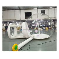 Tente extérieure publicité gonflables tentes à bulles gonflables transparentes maisons à bulles dôme glamping tente gonflable en pvc