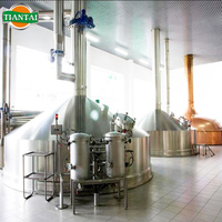 55 millones de equipos de cervecería industrial Tanque de ebullición doble Seis recipientes Lager 55000KL 55000 toneladas Producción anual Fábrica de cerveza