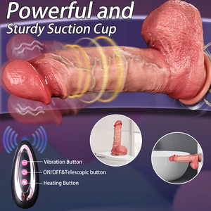 Jouet sexuel souple pour femmes, Dildo en forme de faux pénis avec picots, ventouse, pour masturbation - LM-A057-5 - Product Image 4