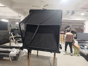 JIYA Manufacture Travel Hard Top Aluminum Roof Top Above the Vehicle-Mounted <b>Tents</b> - Product Image 5