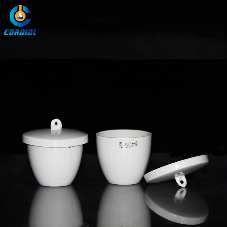 C5 CORDIAL Porzellan tiegel LAB Wirtschaft lich glasierte Keramik-/Porzellan tiegel mit Verglasung deckeln