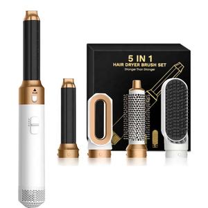 Ensemble Styler Coiffant 5 en 1 Brosse Soufflante Étape Unique Peigne à Air Chaud Fer à Boucler avec Têtes de Brosse Interchangeables Rotatives Brosse Sèche-Cheveux - Product Image 6