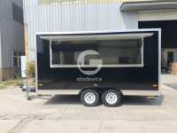 Remorque de vente ambulante Etodevice 13 pieds pour boulangerie, restauration rapide, boissons et crèmes glacées