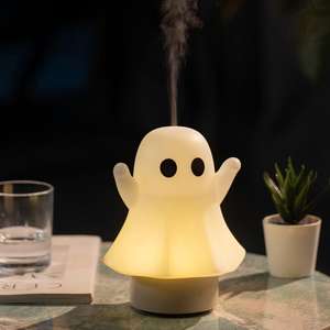 Luz Noturna LED Fantasma com Mudança de Cor, Difusor de Óleo Essencial Aromático para Halloween, Umidificador Fofo para Atmosfera do Quarto - Product Image 1