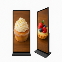 Affichage numérique vertical LCD plein écran pour la publicité en magasin de détail