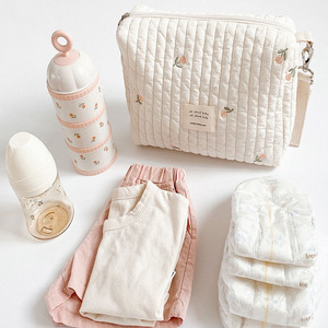 Sacs de maman en coton coréen Printemps Nouveaux sacs à couches <span class=keywords><strong>Sac</strong></span> de chariot de broderie animale - Product Image 5