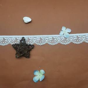 3 Cm Sang Trọng Vương Miện Mô Hình Vải Ren Trim 100% Bền Vững Spandex/Nylon Thêu Đàn Hồi Pháp Đồ Lót Đồ Lót Màu Trắng - Product Image 1