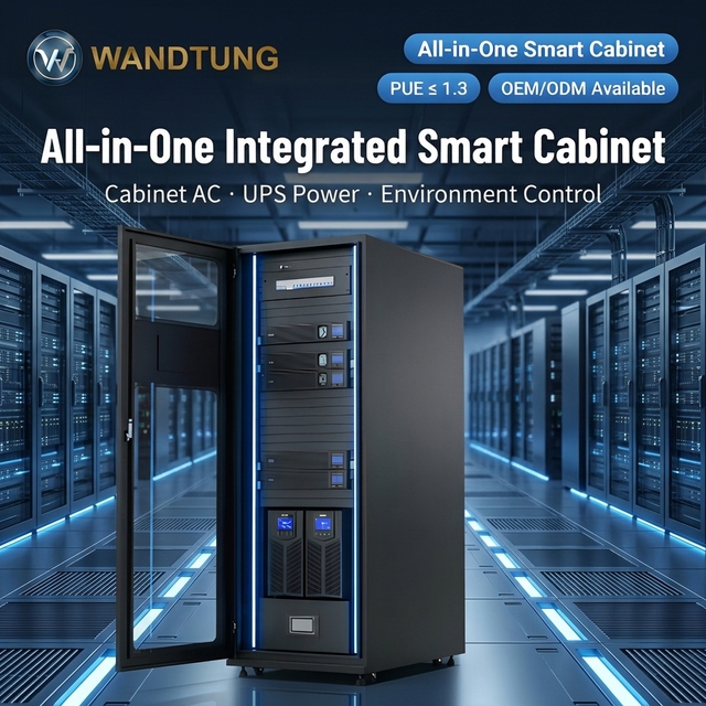 19 Inch Intelligent Cabinet 42U Cooling System Modular Data Center All in One air Conditioned Smart Server Rack Network Cabinet