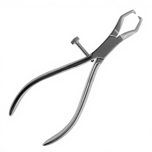 Pinzas para Remover Coronas Dentales al por Mayor, de Acero Inoxidable con Punta de Goma, para Procedimientos Médicos y de Ortodoncia - Product Image 1