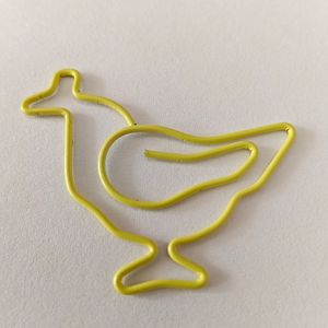 Clip en papier <span class=keywords><strong>pingouin</strong></span> coloré et écologique de forme personnalisée, avec logo créatif, en <span class=keywords><strong>fil</strong></span> de fer recouvert de PET, de fabrication professionnelle - Product Image 5