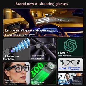 AI intelligente chiamata vocale interpretazione simultanea 800W pixel foto Video occhiali intelligenti con la macchina fotografica - Product Image 4