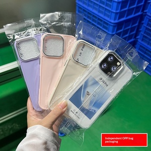 Funda de Silicona Transparente Personalizada para <span class=keywords><strong>iPhone</strong></span> 17 16 15 <span class=keywords><strong>Pro</strong></span> <span class=keywords><strong>Max</strong></span>, Carcasa Trasera con Protección de Cámara y Borde Plateado para Apple - Product Image 3