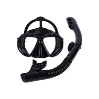 Masque de plongée en apnée et tuba sec Ensemble de lunettes de plongée anti-buée pour adultes Plusieurs couleurs disponibles