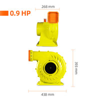 Souffleur électrique AC 0,9 CV 950 W pour château gonflable, toboggan aquatique, souffleur d'air commercial