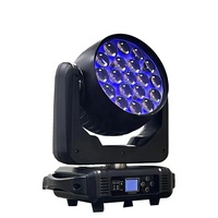 Projecteur LED mobile robuste 19*15W RGBW avec zoom DMX512 MAC IP65 activé par le son pour Aura/KTV/Clubs/Événements/DJ