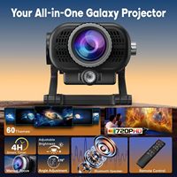 Projecteur d'étoiles 3D holographique 4K sans lunettes, moderne, en ABS écologique, veilleuse avec télécommande, 60 thèmes, nébuleuse, chambre, Halloween