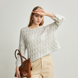 Maglione <span class=keywords><strong>maglia</strong></span> <span class=keywords><strong>maglia</strong></span> <span class=keywords><strong>maglia</strong></span> girocollo personalizzato maglione in lana maglione grigio Mohair da <span class=keywords><strong>donna</strong></span> - Product Image 2