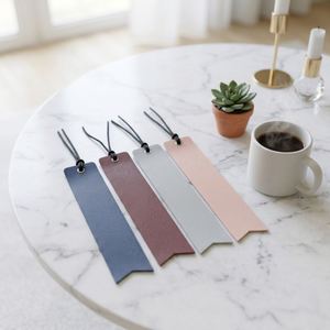Marcador de Libros de Cuero PU Estilo Vintage, Clip Reutilizable para Libros, Separador de Páginas Práctico para Escritores y Amantes de la Lectura - Product Image 5