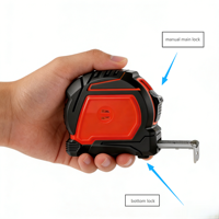 Nouvelle conception de ruban à mesurer en acier de 3 m/10 pieds avec logo personnalisé, vente directe d'usine, ruban à mesurer de 7,5 mètres, impérial et métrique