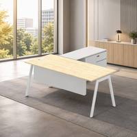 Muebles de Oficina en Forma de L Personalizados, Escritorio Ejecutivo de Lujo, Mesa Moderna para Jefes, para Edificios de Oficinas
