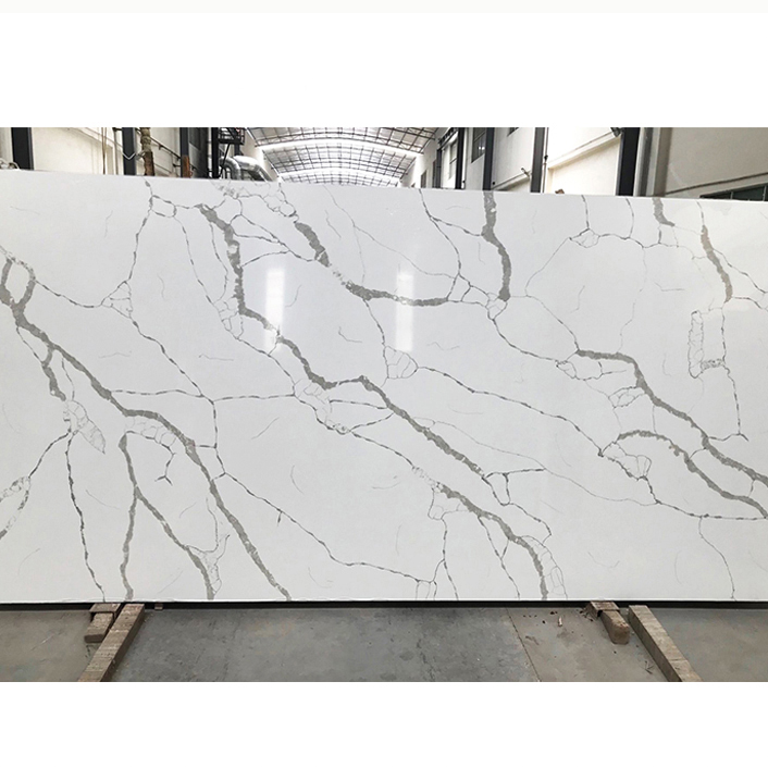 White Calacatta Quartz Price Quality Kitchen Countertops