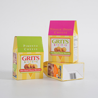 Boîtes d'emballage en carton kraft biodégradable recyclé de qualité alimentaire avec logo personnalisé ou pour biscuits