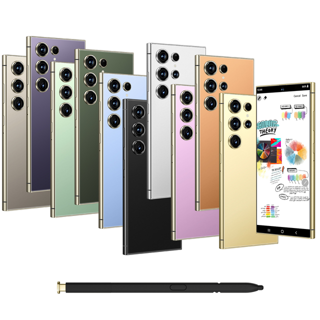 New S24Ultra 5G Smartphone Deca Core Dual SIM FHD OLED 90Hz 16GB+1TB Storage Android 14 Multi-Language 108MP Rear Camera EU