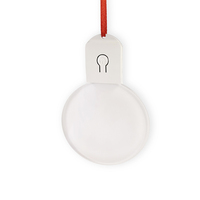 Ornements de Noël en acrylique à sublimation avec lumière LED, décorations brillantes pour arbre de Noël