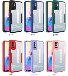 เคสใสป้องกันทั้งด้านหน้าและด้านหลังแบบ2ใน1,เคสป้องกันสำหรับ <span class=keywords><strong>Mi</strong></span> <span class=keywords><strong>11</strong></span> Redmi Note 10 - Product Image 1