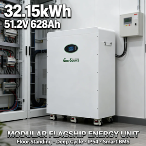 Baterai Surya 48V 51.2V 628Ah 32kWh untuk Sistem Energi Surya, Tipe Berdiri Lantai dengan Roda - Product Image 6