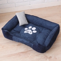 Lit pour animaux de compagnie super doux et chaud pour l'hiver, tapis portable pour chat et maison pour chiot, vente en gros de coussin pour chat et chien