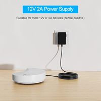 Cable de Alimentación de 12V 2A para el Sistema WiFi TP-Link Deco Mesh, Modelos S4/M3/M4/M5/X20/X55/X60/X68/XE75/X90/X4300 Pro/P9