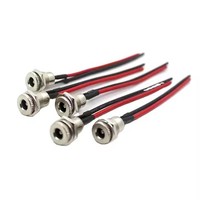 IP68 Wasserdichte 5A SCART DC-Strombuchse SR-DC099 Panelmontage-Stromanschluss 5,5 x 2,1 mm Maßgefertigtes DC-Stromkabel