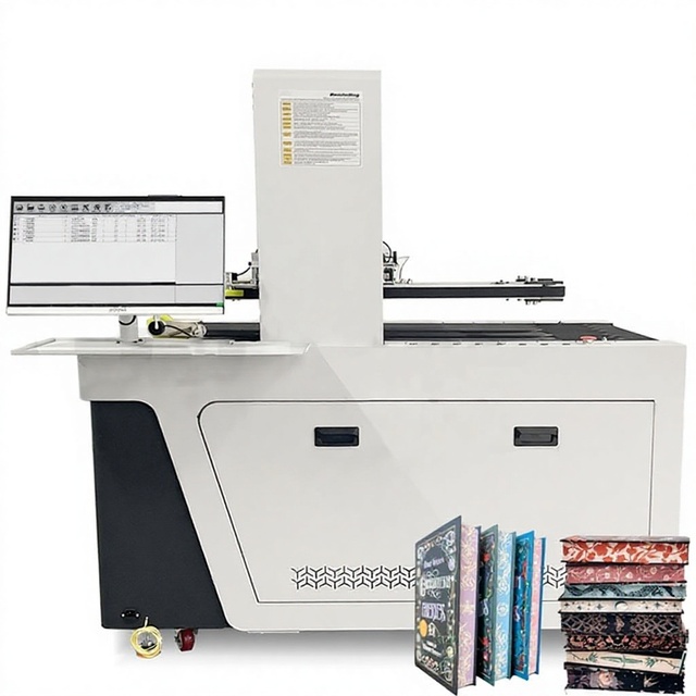 NOVIX New Digital Art Single Pass Semiautomatic Book Edge Coloring Machine High Speed One Side Printing 4 Colors