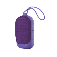Pequeños mini altavoces inalámbricos para exteriores Super Bass portátil profesional música tela azul diente altavoz