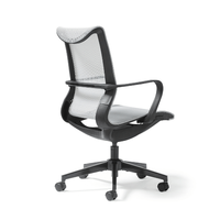 Chaise de bureau ergonomique à dossier et assise entièrement en maille, design simple, idéale pour les conférences – Meilleures ventes sur le marché américain