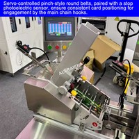 Ligne de production de comptage et d'emballage automatique de cartes (loterie, billets, cartes postales, cartes flash) avec emballage en coussin