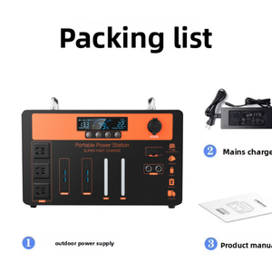 Station d'alimentation portable 2000W avec batterie solaire de secours pour la maison - Product Image 5