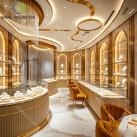 Hochwertige Edelstahl-Vitrine mit Gehärtetem Glas und LED-Beleuchtung, Abschließbarer Schrank, Luxuriöse Einzelhandelsauslage