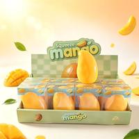 Jouet souple à presser en forme de fruit, balle artisanale en forme de fraise et de pomme de terre, jouet anti-stress doux et malléable, cadeau pour enfants